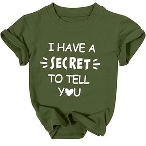 Big Brother Announcement Shirt - 3-4T Dark Green